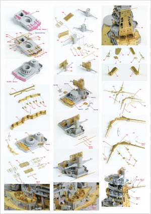 Pontos 35020F1 IJN Kongo 1944 Detail Up Set 1/350 – zdjęcie 7
