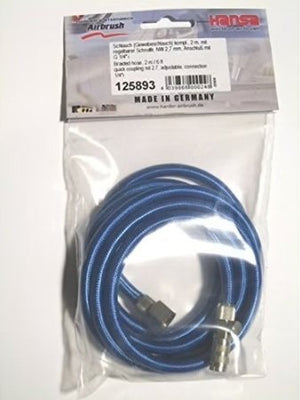 Harder &amp;amp; Steenbeck 125893 Wężyk w oplocie 2 m z regulacja 1/4 cala
