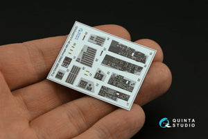 Quinta Studio QDS-48370 F-4E late without DMAS 3D-Printed &amp;amp; colored Interior on decal paper (Meng) (Small version) 1/48 – image 6