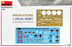 MiniArt 35385 StuH 42 Ausf. G MID PRODUCED BY JUL-OCT 1943 1/35 – image 2