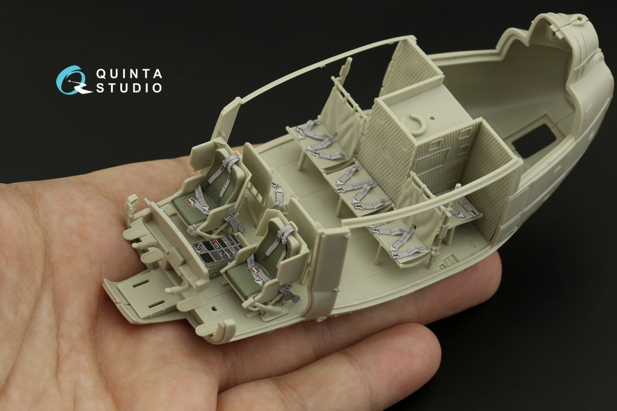 Quinta Studio QD48267 UH-1D 3D-Printed coloured Interior on decal paper (KittyHawk) 1/48 – zdjęcie 9