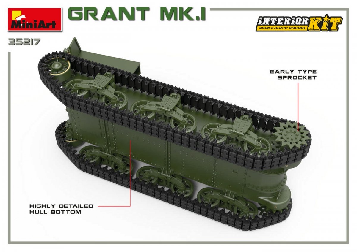 MiniArt 35217 Grant Mk.I w/interior 1/35 – image 21