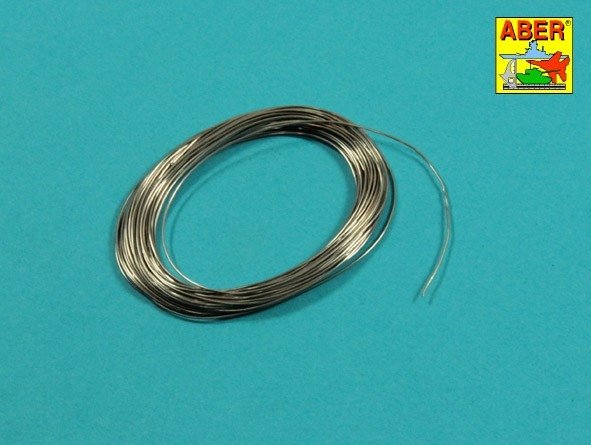 Aber SW-050 Drut cynowy o średnicy 0,50 mm długość 5m / Soldering wire diameter 0,50mm length 5m – Bild 2