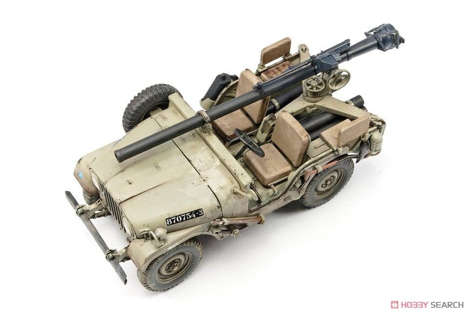 AFV Club 35S99 IDF M38A1 Series reconnaissance/fire support Jeep 1/35 – zdjęcie 4