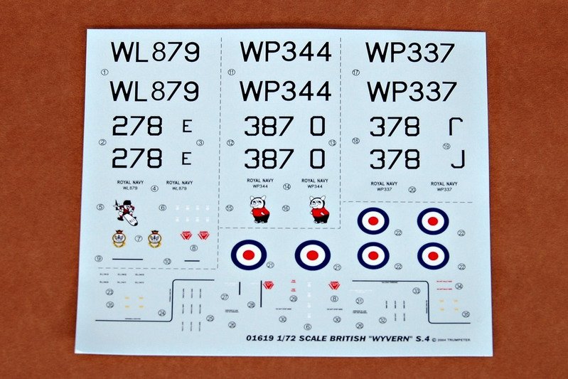 Trumpeter 01619 BRITISH WYVERN S.4 1/72 – zdjęcie 3