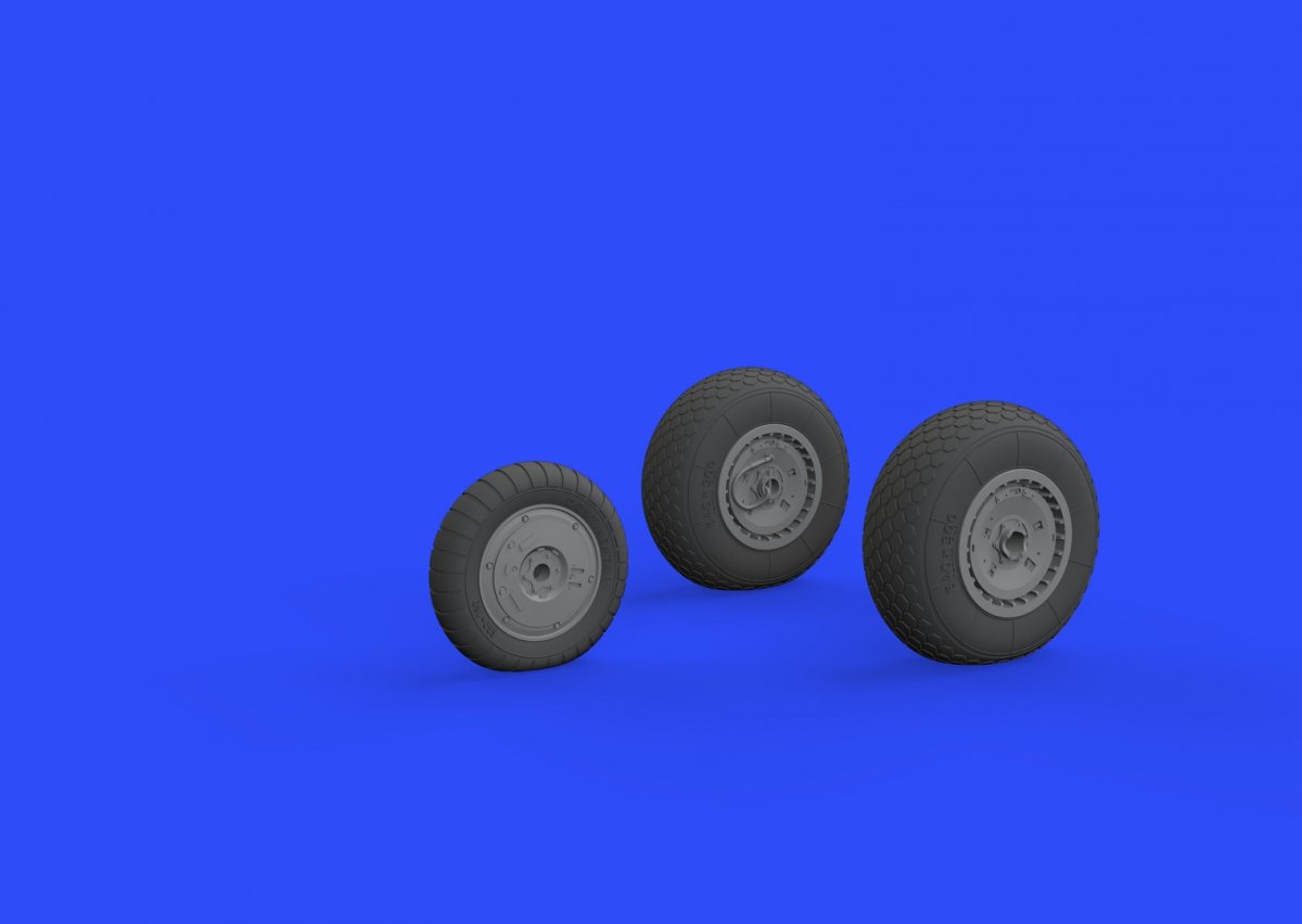 Eduard 632100 Me 262 wheels REVELL 1/32 – zdjęcie 3