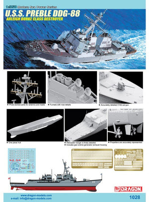 Dragon 1028 USS Preble DDG-88 1/350 – zdjęcie 2