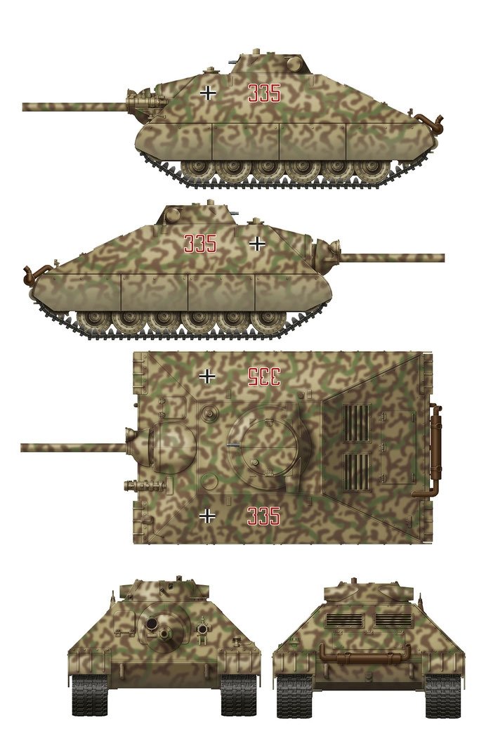 Das Werk DW35019 Schwerer kleiner Panzerkampfwagen German Heavy Tank Project 1944 (2 in 1) 1/35 – image 3