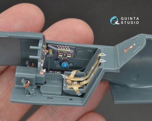 Quinta Studio QD48094 Bf 109G-6 3D-Printed &amp;amp; coloured Interior on decal paper (for Eduard kit) 1/48 – zdjęcie 10