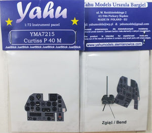 Yahu YMA7215 P-40 M (Academy or conv Swords P-40 K) 1/72