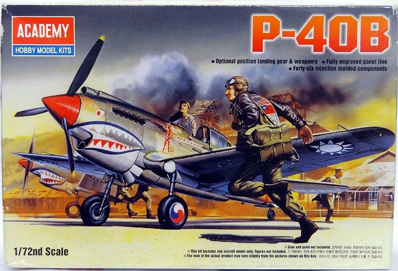Academy 12456 P-40 B Tomahawk 1/72(1655)