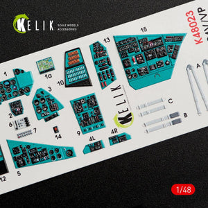 KELIK K48023 MI-24V INTERIOR 3D DECALS FOR ZVEZDA KIT 1/48 – image 2
