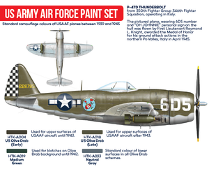 Hataka HTK-AS04 US Army Air Force paint set 4x17ml – image 2
