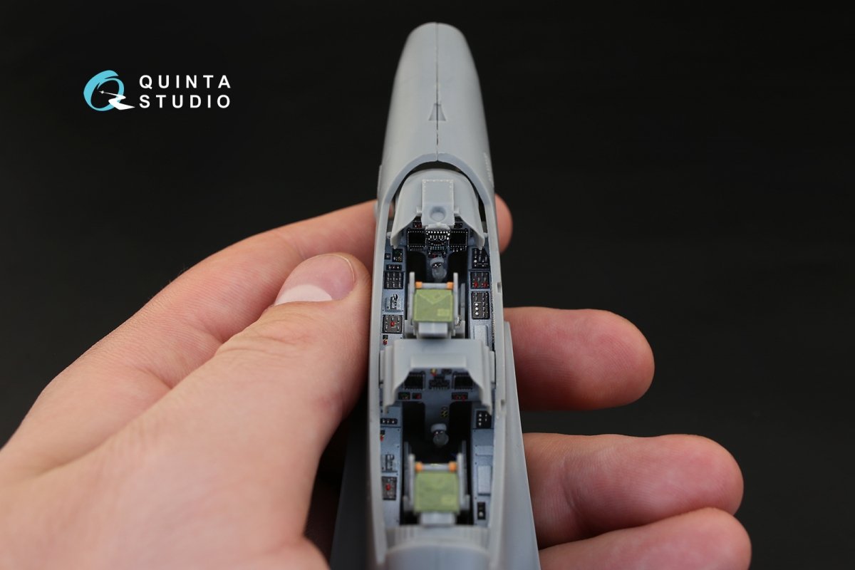 Quinta Studio QD48101 EMB-314 Super Tucano 3D-Printed &amp;amp; colored Interior on decal paper (for HobbyBoss kit) 1/48 – image 13
