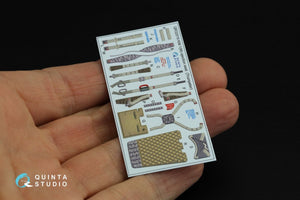 Quinta Studio QD32121 MiG-21UM 3D-Printed &amp;amp; colored Interior on decal paper (Trumpeter) 1/32 – image 13