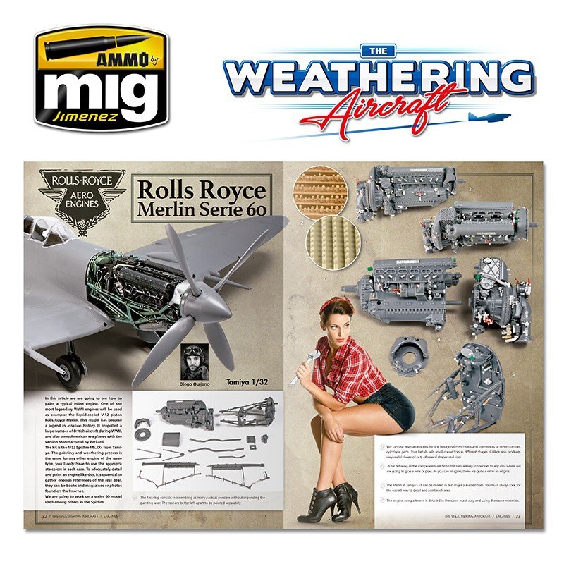 AMMO of Mig Jimenez 5203 TWA ISSUE 3 ENGINES (ENGLISH) – zdjęcie 4