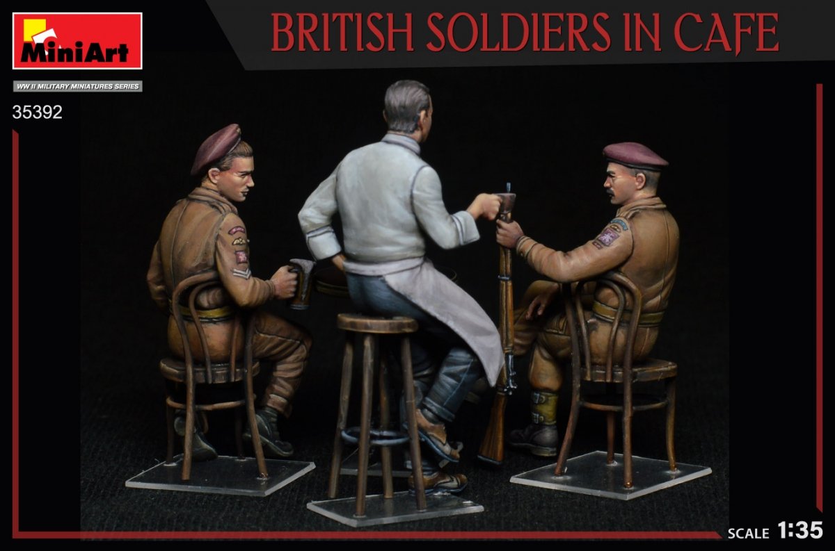 MiniArt 35392 BRITISH SOLDIERS IN CAFE 1/35 – image 6
