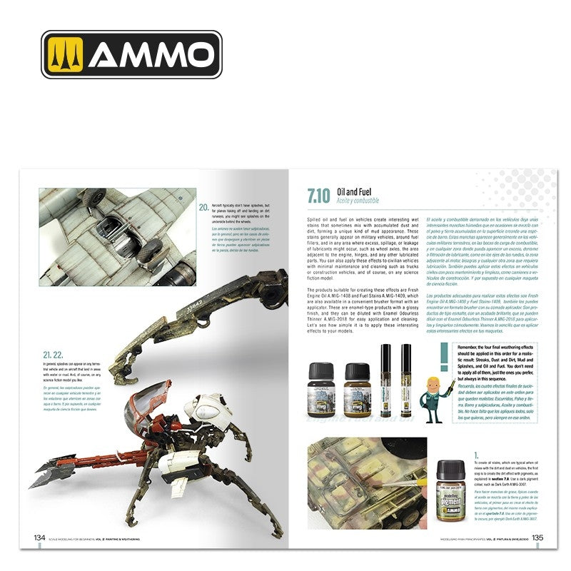 Ammo by Mig 6301 Scale Modeling for Beginners Vol. 2: Paint &amp;amp; Weathering (Bilingual) – zdjęcie 6