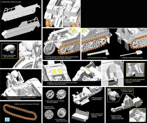 Dragon 6341 Sd.Kfz.2 Kettenkrad Early Production avec Infanteriekarren 1/35 – image 2