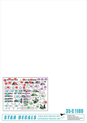 Star Decals 35-C1189 US Artillery 1. Korean War 1950-53 1/35 – zdjęcie 2