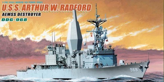 Dragon 7031 USS Arthur W. Radford Aemss Destroyer DDG-968 1/700