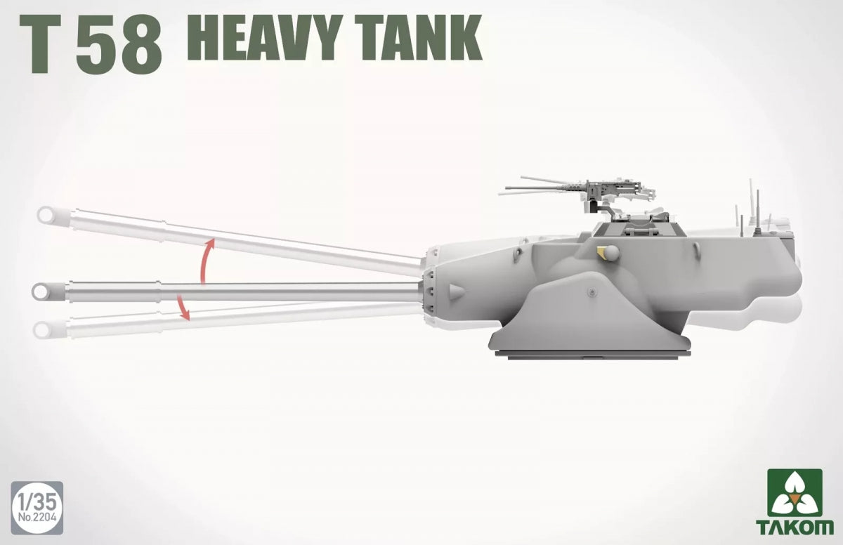 Takom 2204 T58 Heavy Tank 1/35 – image 4