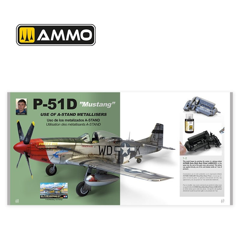 AMMO by Mig Jimenez 5231 THE WEATHERING TECHNICAL GUIDE 01 - Metallized (English, Castellano, Francais) – zdjęcie 11