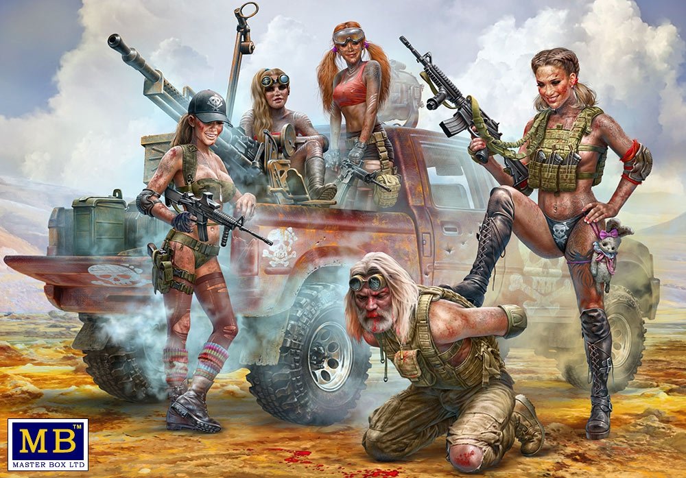 Master Box 35199 Desert Battle Series. Skull Clan - New Amazons. This is not the place for strangers! 1/35