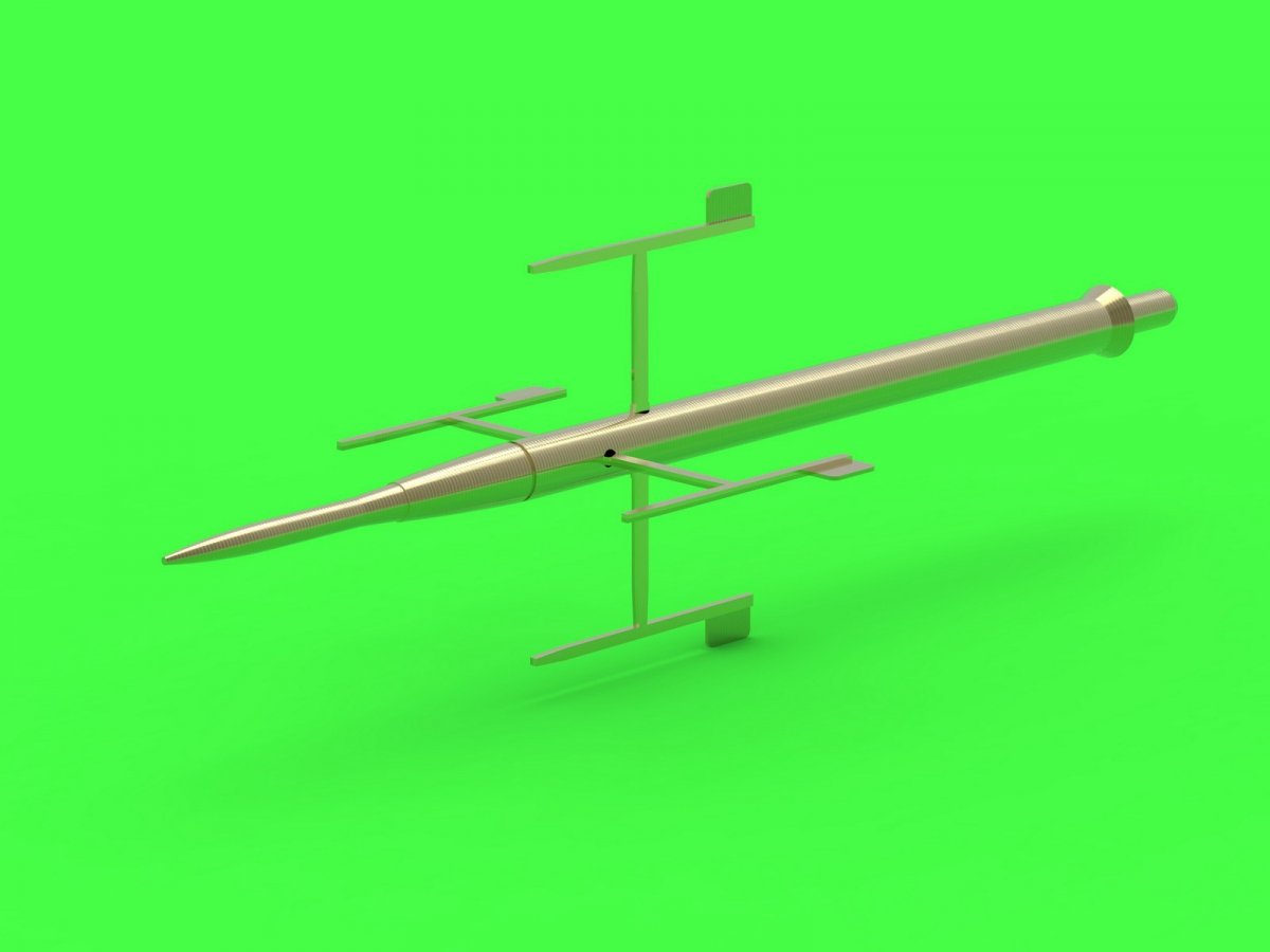 Master AM-72-131 F-16XL / F-CK-1 Prototypes Pitot tube &amp;amp; AOA Probes (1/72) – image 2