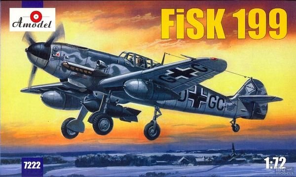 A-Model 07222 Messeschmitt FiSK-199 WWII German figther 1/72
