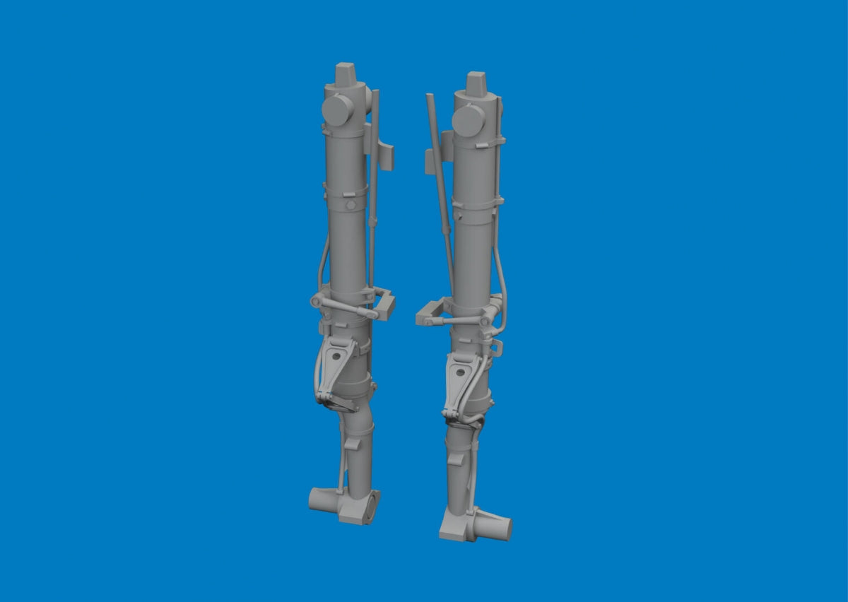 Eduard 6481157 P-47D undercarriage legs PRINT for MINIART 1/48