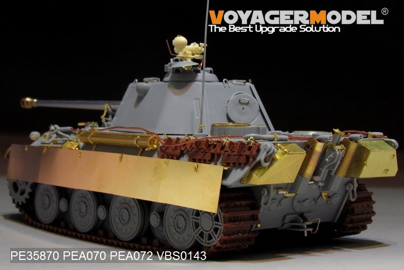 Voyager Model PE35870 WWII German Panther II Prototype Design Plan basic for AMUSING HOBBY 1/35 – zdjęcie 10