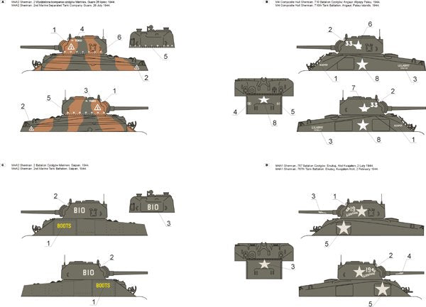 ToRo Model 35D59 - PTO Sherman tanks vol.3 1/35 – zdjęcie 2