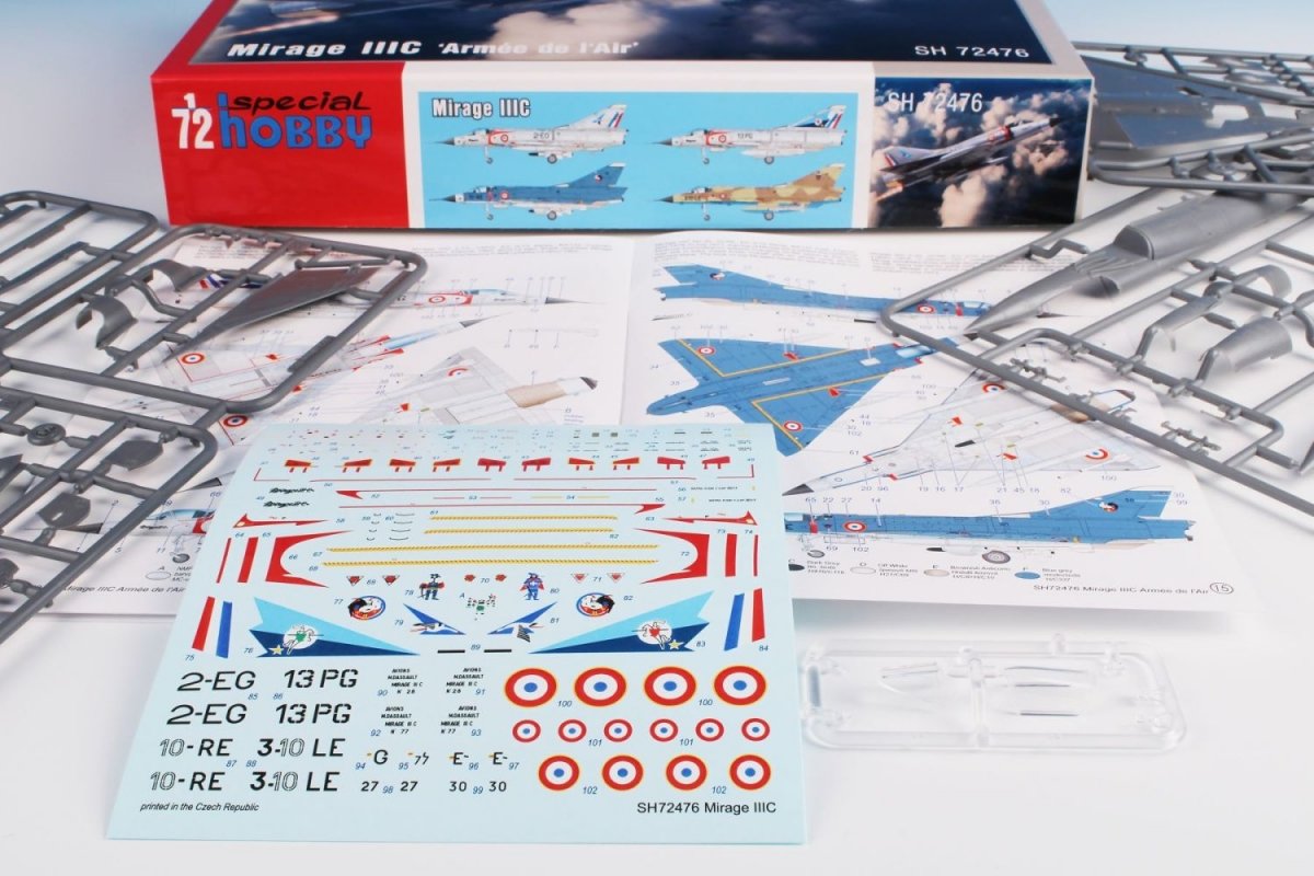 Special Hobby 72476 Mirage IIIC &amp;#39;Armée de l&amp;#39;Air&amp;#39; 1/72 – image 20