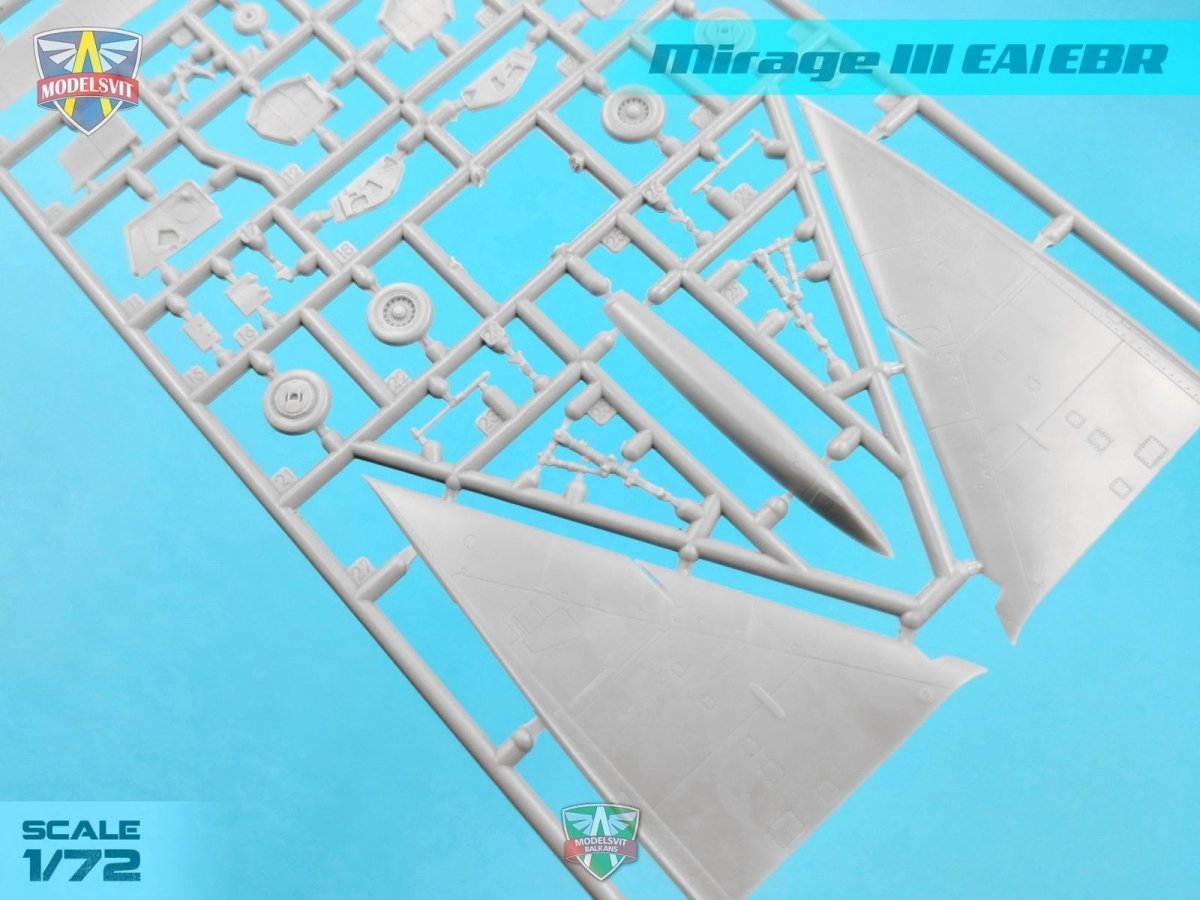 Modelsvit 72063 Mirage III EA/EBR 1/72 – zdjęcie 4