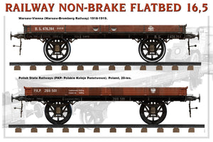 MiniArt 39004 RAILWAY NON-BRAKE FLATBED 16,5 t 1/35 – zdjęcie 6