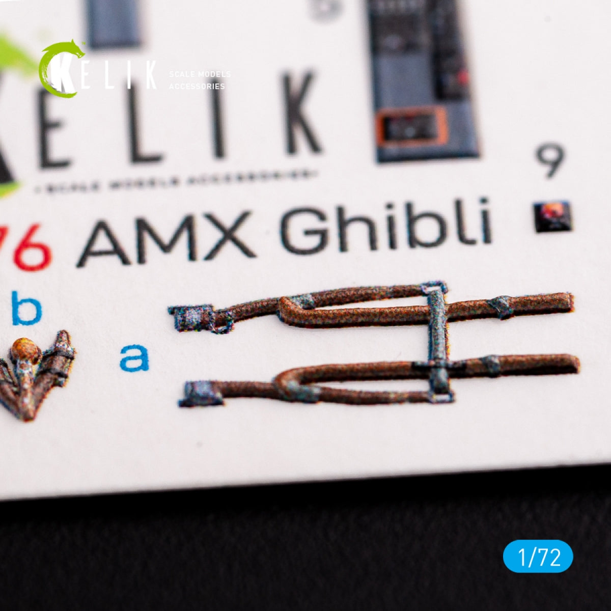 KELIK K72076 Amx Ghibli interior 3D decals for Italeri kit 1/72 – image 5