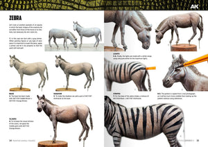 AK Interactive AK518 AK LEARNING 14: PAINTING ANIMAL FIGURES English – zdjęcie 7