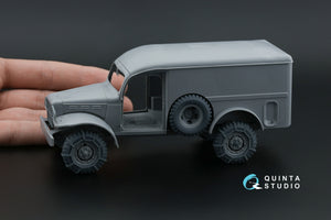 Quinta Studio QT35012 Dodge WC Family tyre set with chains (Zvezda) 1/35 – zdjęcie 8