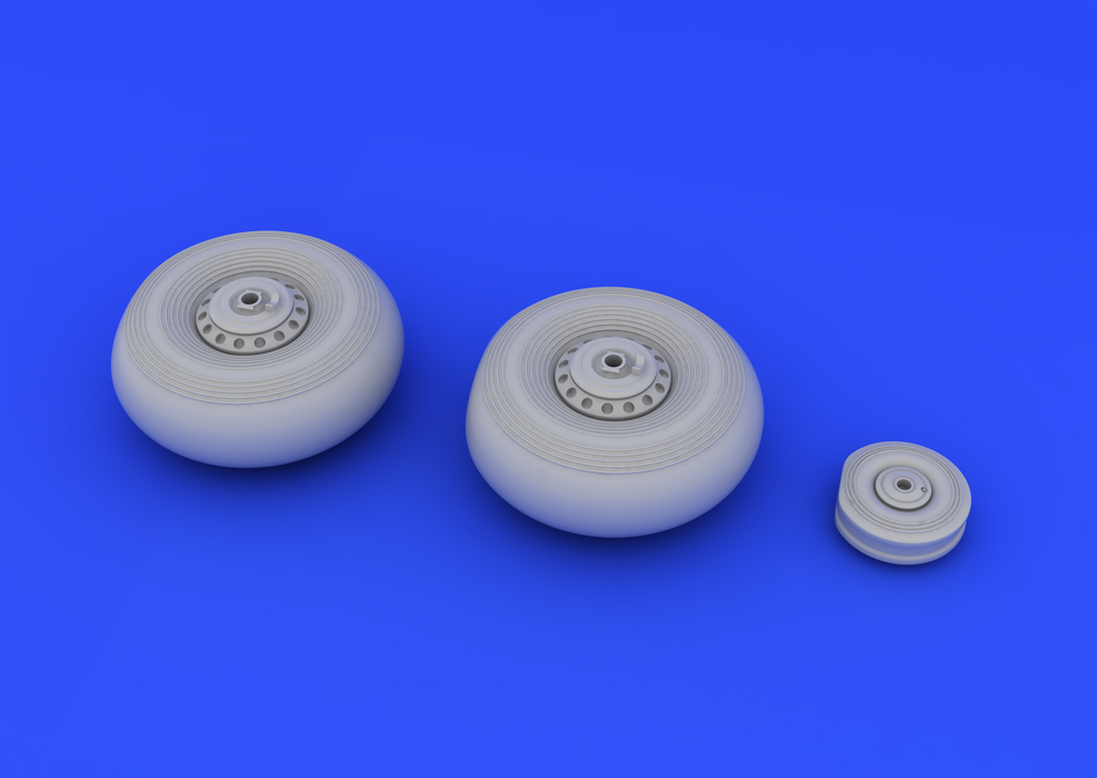 Eduard 672025 Lancaster wheels 1/72 (AIRFIX) – zdjęcie 3