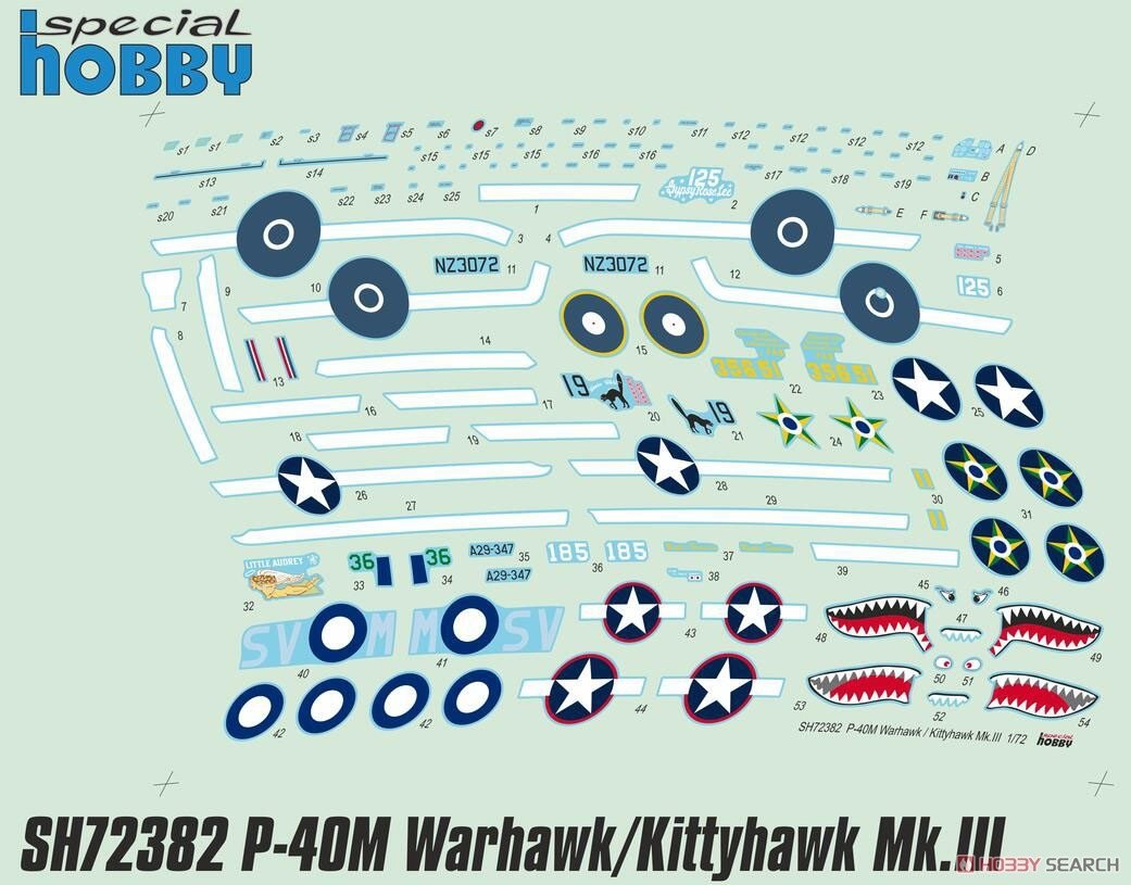 Special Hobby 72382 P-40M Warhawk / Kittyhawk Mk.III 1/72 – zdjęcie 8