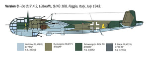 Italeri 1488 DO 217 K-1/K-2 with FRITZ X 1/72