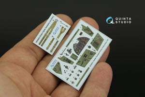 Quinta Studio QD48401 Hawker Hurricane family 3D-Printed &amp;amp; coloured Interior on decal paper (Hobby Boss) 1/48 – zdjęcie 3