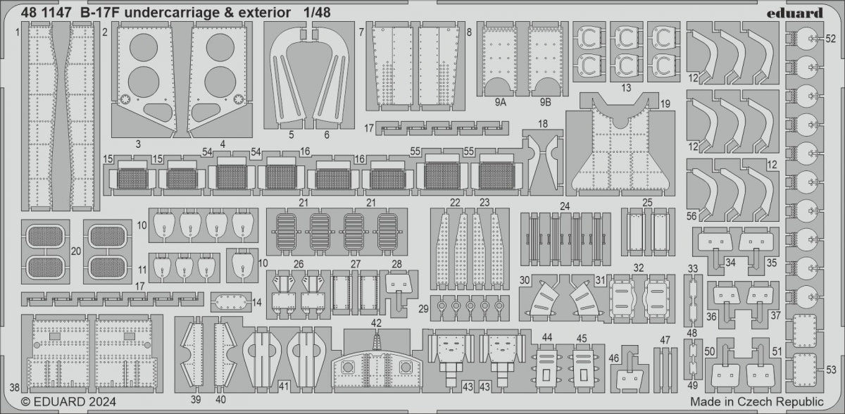 Eduard BIG49428 B-17F PART II EDUARD 1/48 – zdjęcie 2