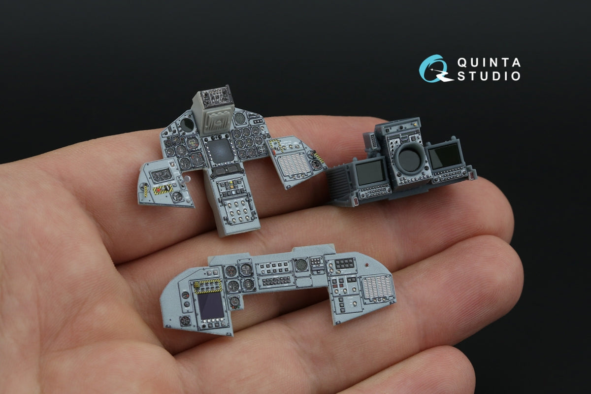 Quinta Studio QD+32231 Tornado ECR German 3D-Printed &amp;amp; coloured Interior on decal paper (Italeri) (with 3D-printed resin parts) 1/32 – zdjęcie 12