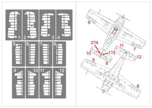 Omask 64006 F4F Wildcat (for Eduard) 1/48 – zdjęcie 2