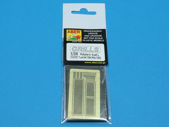 Aber 35G09 Grilles for german tank Pz.Kpfw. II, Ausf.L Luchs (SD.Kfz.123) 1/35 – immagine 4