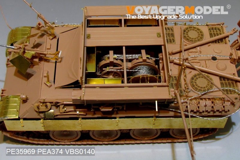 Voyager Model PE35969 WWII German Bergepanther Ausf.A (Early type,Panther A tool holders) Basic For MENG SS-015 1/35 – image 13