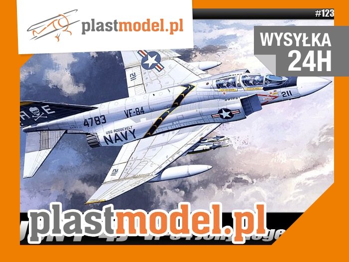 Academy 12305 USN F-4J VF-84 Jolly Rogers 1/48 – immagine 2