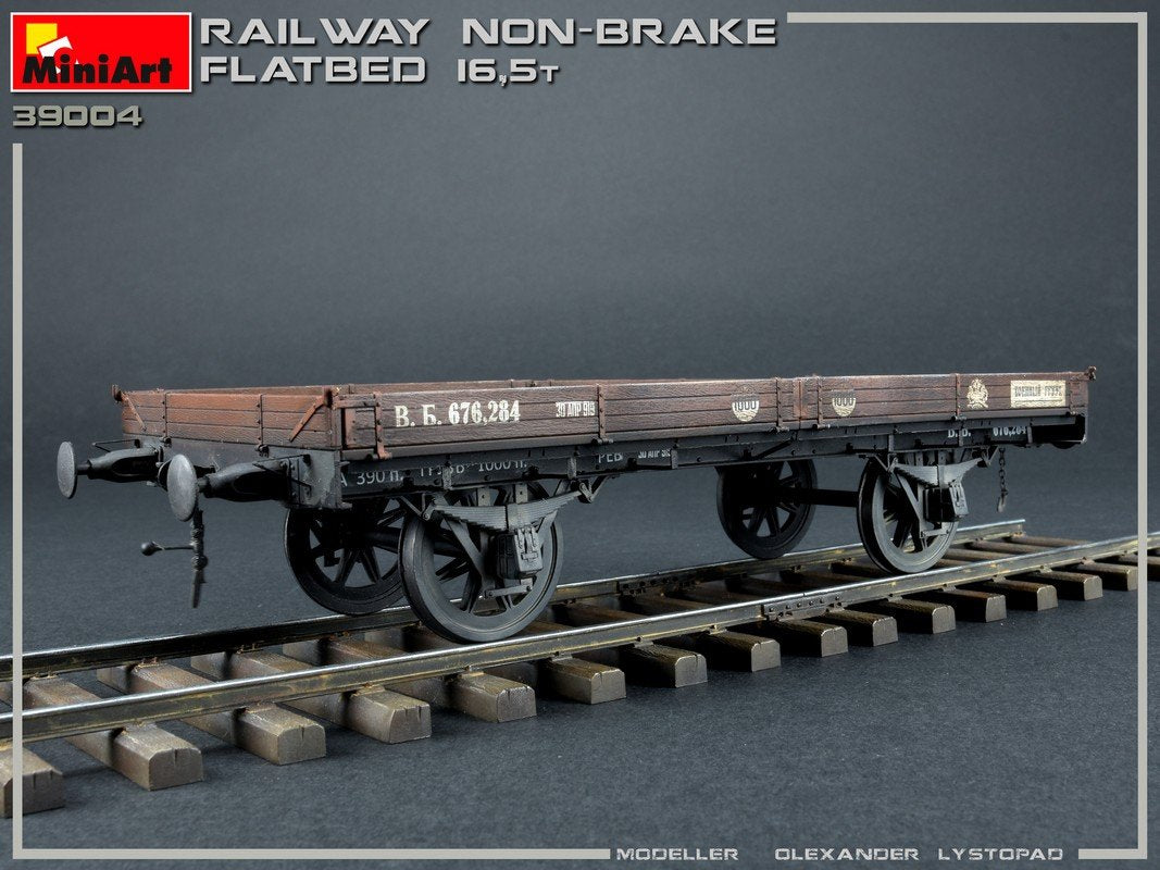 MiniArt 39004 RAILWAY NON-BRAKE FLATBED 16,5 t 1/35 – zdjęcie 2